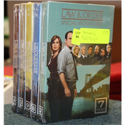 SEASONS 7,8,9,10 AND 11 OF LAW AND ORDER
