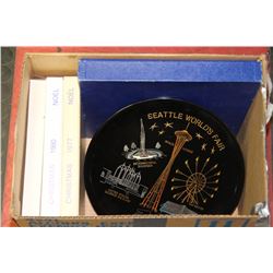 ESTATE  BOX OF COLLECTOR PLATES