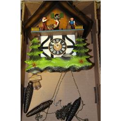 WEST GERMANY WOOD CUCKOO CLOCK