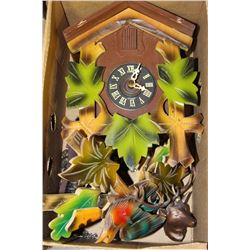 GERMAN WOOD CARVED CUCKOO CLOCK