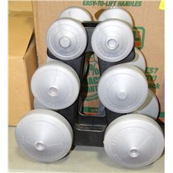 SET OF 35LB DUMBBELL WORKOUT SET