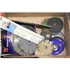 Image 1 : FLAT OF GRINDING DISKS,CUTTING DISKS 4" VARIETY