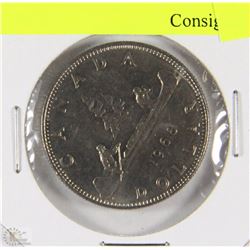 Y)1968 CANADIAN ONE DOLLAR COIN