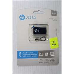 HP USB 2.0 8GB FLASHDRIVE