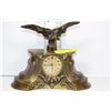 Image 1 : VINTAGE BRONZE BIRD CLOCK