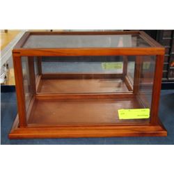 WOOD AND GLASS ENCASEMENT