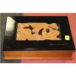 NATIVE ART WOOD BOX