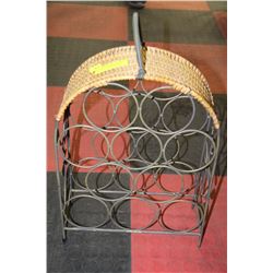 10 BOTTLE METAL  WINE RACK