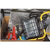 Image 1 : BOX WITH MISC. TOOLS INCL. DRYWALL HAWK,HALOGEN