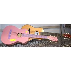 PAIR OF ESTATE GIRL AND BOY MINI GUITARS