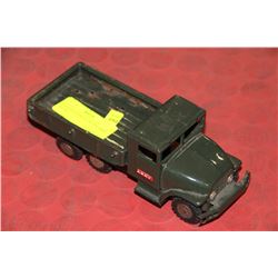 VINTAGE JAPANESE TIN TOY ARMY TRUCK