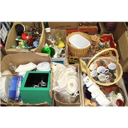 PALLET OF ASSORTED HOUSEWARES INCL.GLASSWARE,