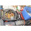 Image 1 : PALLET WITH EXTENSION CORDS TOOLS ETC