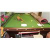 Image 1 : EARLY 1900S ANTIQUE BRUNSWICK SNOOKER TABLE WITH