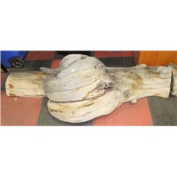 LARGE WOODEN KNOT DECORATIVE PIECE 5' LENGTH