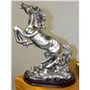 Image 1 : SILVERTONE STALLION ORNAMENT 13"H