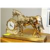 Image 1 : VINTAGE UNITED HORSE MANTLE CLOCK