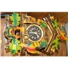 Image 1 : WOOD CARVED CUCKOO CLOCK