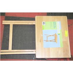 NEW SOLID WOOD FOLDING TV  TRAY