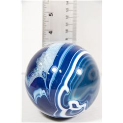 NATURAL STONE SPHERE ORNAMENT