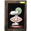 Image 1 : VINTAGE SNOOPY VELVET PICTURE