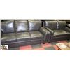 Image 1 : NEW CYRUS CHARCOAL LEATHERETTE SOFA AND LOVESEAT