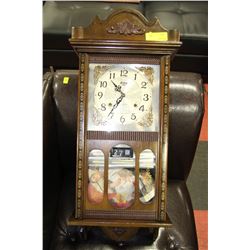 FISHER VINTAGE 31 DAY WALL CLOCK