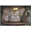 Image 1 : AUTHENTIC FOSSIL BROWN LEATHER LAPTOP BAG
