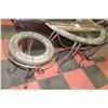 Image 1 : METAL & GLASS SOFA TABLE AND SIDE TABLE