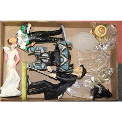 ESTATE TRAY OF ASST. ORNAMENTS