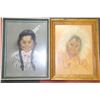 Image 1 : PAIR OF FRAMED NATIVE PICTURES
