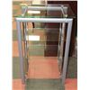 Image 1 : METAL AND GLASS ENTERTAINMENT STAND