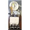 Image 1 : ICE BUCKET WITH SILVER CUTLERY ETC