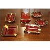 Image 1 : ENGLISH ROUGE ROYAL ASHTRAYS AND DISHES