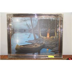 SIGNED MOLNAR PICTURE "CAMPFIRE BY