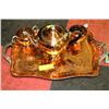 Image 1 : VICTORIAN COPPER TEA SERVICE SET WITH TRAY