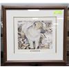 Image 1 : YOUNG TIMBER WOLF FRAMED PRINT