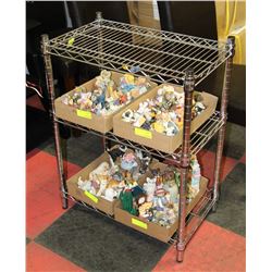 SMALL METAL 3 TIER SHELF