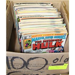 100 VINTAGE DC MARVEL COMICS INCL 20CENT COVERS