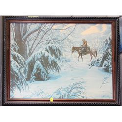 MORT KUNSTLER "EARLY START" 36/350 OIL ON CANVAS