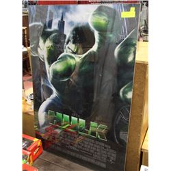 THE INCREDIBLE HULK MOVIE POSTER FRAMED