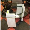 Image 1 : LEMONSHAPE  GLASS SIDE TABLE WITH STONE AND