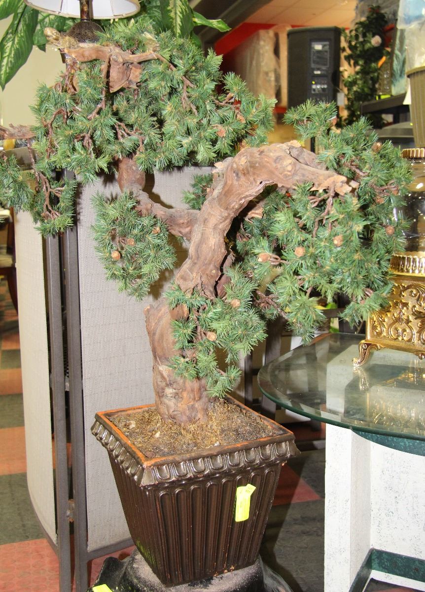 Large Artificial Bonsai Tree In Pot