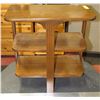 Image 1 : VINTAGE WOOD 3 TIER SHELF