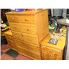 Image 1 : PINE DRESSER AND 2 NITE STANDS