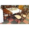 Image 1 : DINING TABLE WITH EIGHT CHAIRS
