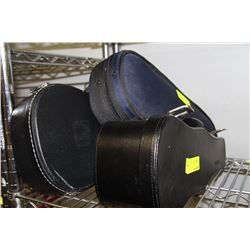THREE ASST. SMALL INSTRUMENT CASES