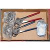 Image 1 : BOX W/2 DIFFERENT SIZE PEX CRIMPERS &