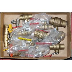 FLAT W/NEW BRASS PLUMBING VALVES AS THEY COME