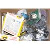 Image 1 : BOX OF NEW PLUMBING SUPPLIES INCL.